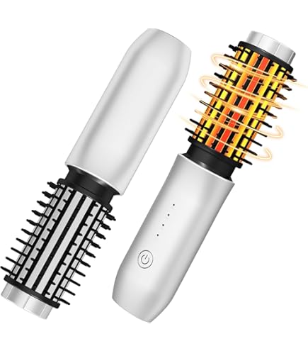 Amazon.com : CARESKY® Cordless Curling Iron Brush, 1.5 Inch Mini